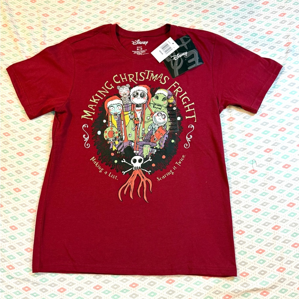Nightmare Before Christmas Making Christmas Fright T-shirt Size Medium
